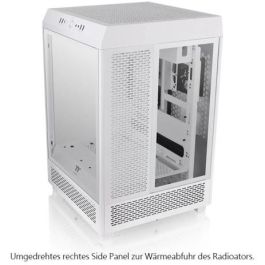 Thermaltake The Tower 500 Snow White Caja PC Midi Tower ATX/EATX/micro ATX/Mini-ITX SPCC Vidrio Templado Blanco para Juego
