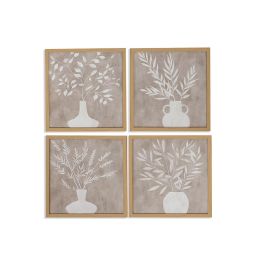 Lienzo Home ESPRIT Lienzo Madera MDF 30 x 2 x 30 cm