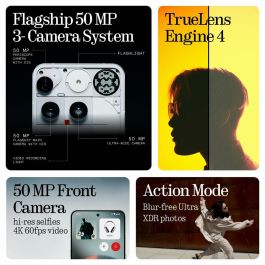 Nothing Phone 3 5G Dual SIM 16GB RAM 512GB Blanco - Pantalla 6.67" 120Hz, Triple Cámara 50MP, Carga Rápida/Inalámbrica