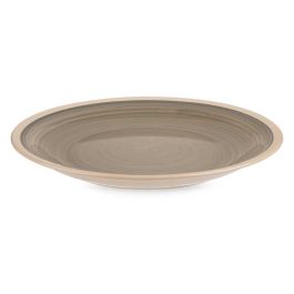 Plato Llano Grande Gres Gris Borde 26,5 cm Vessia (24 Unidades)