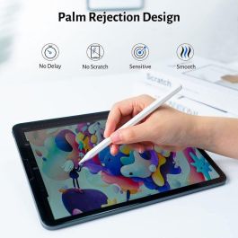 eSTUFF Lápiz Óptico Activo para iPad con Carga Magnética y Punta de 1.2mm