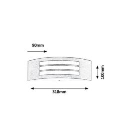 Aplique Exterior RABALUX "Roma" 1xE27 IP44 [RAB-8409]