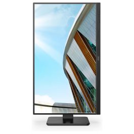 AOC U27P2 - Monitor 27" 4K UHD IPS (3840x2160), 60Hz, 4ms, AMD FreeSync, HDMI 2.0, DisplayPort 1.2, USB Hub, Altavoces, Negro