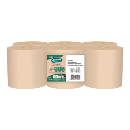 Amoos Papel Secamanos Naturally Soft 2 Capas Pasta Cruda Ecolabel Paquete 6 Rollos 125 m Certificado Celulosa Virgen Precio: 29.79000035. SKU: B1EW29TPT9