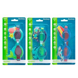 Bestway Gafa Natacion Infantil Correa Silicona Set 3 Pzs +3 Años Playa y Piscina 21074 Bestway Gafa Natacion Infantil Correa Silicona Set 3 Pzs +3 Años Playa y Piscina 21074