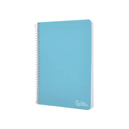 Liderpapel Cuaderno Espiral A4 Witty Tapa Dura 80 Hojas 90gr Rayado Montessori 3.5mm Colores Surtidos