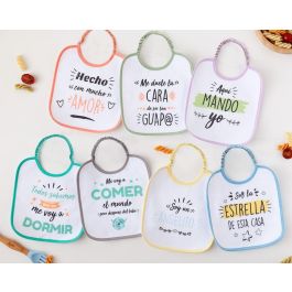 KioKids Set 7 Baberos Semanales Con Frases Divertidas Bebé Absorbentes +0 Meses Precio: 15.1371. SKU: B1C47P8D9B