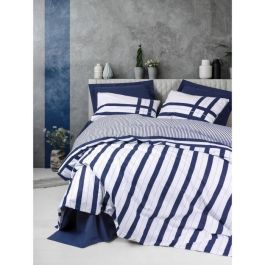 ASI8684283035885 Juego de cama: 1 funda nórdica 220x240 cm, 2 fundas de almohada 60x60 cm, 100% algodón, Azul Precio: 41.68999945. SKU: B14VAM72TD