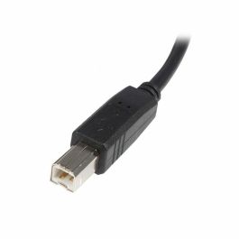 Cable USB A a USB B Startech USB2HAB3M Negro Precio: 7.79000057. SKU: S55056838