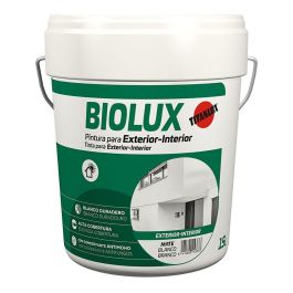 Titan Pintura Plástica Acrílica Estirenada Interior/Exterior Antimoho Biolux Blanco Mate 4 L Precio: 26.59000047. SKU: S7913228