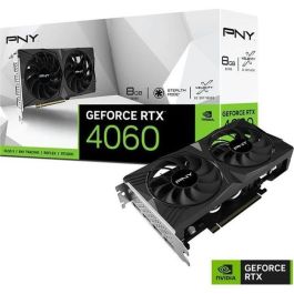 PNY - Tarjeta gráfica - GEFORCE RTX 4060 8GB VERTO Edición de doble ventilador DLSS 3