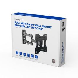 Ewent EW1522 Soporte de Pared Multidireccional EasyTurn para TV 13-42" VESA 75-200mm Inclinable Giratorio Negro