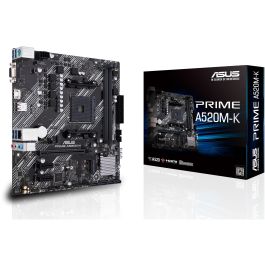 ASUS PRIME A520M-K Placa Base mATX para AMD AM4 DDR4, Compatible con Ryzen 3/5/7, Memoria hasta 64GB ASUS PRIME A520M-K Placa Base mATX para AMD AM4 DDR4, Compatible con Ryzen 3/5/7, Memoria hasta 64GB Precio: 81.69000037. SKU: B1FMX7SAK2