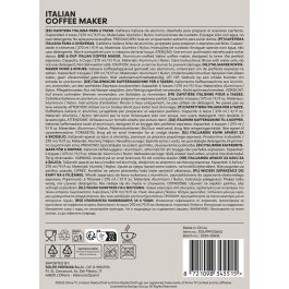Inde Cafetera 6 Tazas Inducción Masterchef - 10 x 18 x 16.3 cm (6 Unidades) Inde Cafetera 6 Tazas Inducción Masterchef - 10 x 18 x 16.3 cm (6 Unidades)