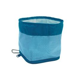 Petsafe Kurgo Zippy Bowl para Viaje, Azul, 1.4 L