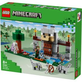 LEGO 21261 Minecraft La Fortaleza-Lobo Juego de Construcción Multicolor 312 Piezas para Niños a partir de 8 Años