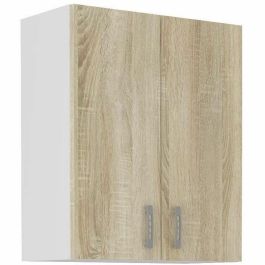 Armario alto SARA - 2 puertas - Decoración roble Sonoma - L60xP31xH71,5 cm - Hecho en Polonia