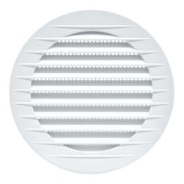 Edm Rejilla ventilación redonda empotrable con mosquitera ø100mm abs blanca Precio: 2.50000036. SKU: B12JAQBSL3