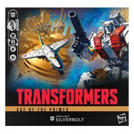 HASBRO Figura Transformers Aerialbot Silverbolt Age of the Primes, 17,5cm, se convierte en Robot/Jet, cabeza de Superion Precio: 109.50000028. SKU: B1JMPJV66T