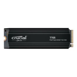 SSD interno para juegos con disipador de calor premium - CRUCIAL - T705 SSD 1TB PCIe Gen5 NVMe M.2 (2024) - CT1000T705SSD5 Precio: 395.0650003751. SKU: B12PFYTTNE