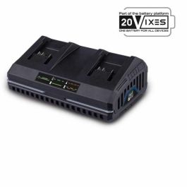 Scheppach SDBC2.4A Cargador Doble 2.4A para Baterías Li-ion 20V IXES - Carga Simultánea de Dos Baterías Scheppach SDBC2.4A Cargador Doble 2.4A para Baterías Li-ion 20V IXES - Carga Simultánea de Dos Baterías