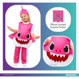 Baby Shark Disfraz Bebé Mamá Shark Rosa Talla 2-3 años Baby Shark Disfraz Bebé Mamá Shark Rosa Talla 2-3 años