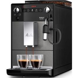 Cafetera - MELITTA - Avanza F270-100 - Depósito de agua de 1,5 L - Depósito de granos de 250 g - 1450 W - Gris titanio