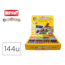 Instant Tempera Solida en Barra Playcolor Escolar Caja de 144 Unidades 12 Colores Surtidos Precio: 115.49999945. SKU: B15WHCXBE4