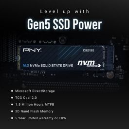 PNY - CS2150 1TB - Disco duro SSD interno - 1 TB - M.2