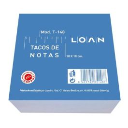 LOAN Taco De Notas Encoladas 500H 10x10 cm Blanco Precio: 1.88999943. SKU: B1K2W66JNQ