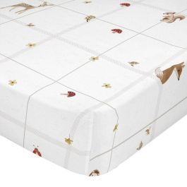 Sábana Bajera HappyFriday MINI Blanco Multicolor 60 x 120 x 14 cm Precio: 21.1629. SKU: B1E9PAE8CT