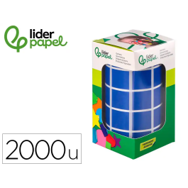 Liderpapel Gomets Autoadhesivo Cuadrado 20x20 mm Azul Rollo 2000 Unidades Caja Carton Precio: 2.50000036. SKU: B1HX5NQ2WZ