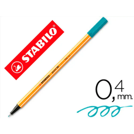 Stabilo Rotulador Point 88 Turquesa Caja 10 Unidades Precio: 7.58999967. SKU: B1GMD8NM83