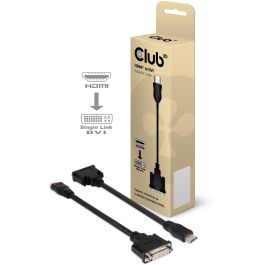 Club3D Adaptador HDMI a DVI Single Link Pasivo 0,40m Macho/Hembra, Negro, hasta 1920x1200, Plug & Play Precio: 27.95000054. SKU: B18HCL6VH5