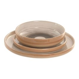 DKD Home Decor Vajilla Gres Beige Set de 18 Piezas Apto Microondas y Lavavajillas 27 x 27 x 2.8 cm Precio: 46.49999992. SKU: B19M6VQXMV