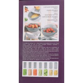 Cortador de Verduras 9 en 1 con Escurridor Quttin (6 Unidades) Cortador de Verduras 9 en 1 con Escurridor Quttin (6 Unidades)