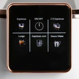 Domo DO746K Cafetera Espresso 3 en 1, 1350W y 20 Bares, Blanco y Rosa