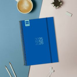 Finocam Agenda Estudiantes Espiral E10 - 155x212 mm, Azul, Septiembre 2025-Agosto 2026 Finocam Agenda Estudiantes Espiral E10 - 155x212 mm, Azul, Septiembre 2025-Agosto 2026