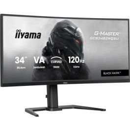 Iiyama G-Master GCB3482WQSU-B1 Monitor Curvo 34" 1440p 120Hz 0.6ms MPRT HDR400 FreeSync Premium Negro 500cd