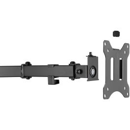 DIGITUS DA-90401 Soporte de escritorio para 2 Monitores de 15-32" hasta 8kg por pantalla, Stand Independiente, Negro