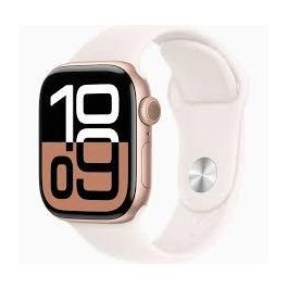 Apple Watch Series 10 42Mm Rose Gold Aluminium Case With Light Blush Sport Band Gps+ Cellular M Precio: 632.50000033. SKU: B1JREDSP98