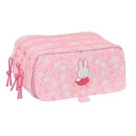 Safta Estuche Portatodo Escolar Triple con 3 Cremalleras Miffy Flores para Material Escolar y Papelería - Grande - 100x215x80 mm Precio: 14.49999991. SKU: B123K5R99X