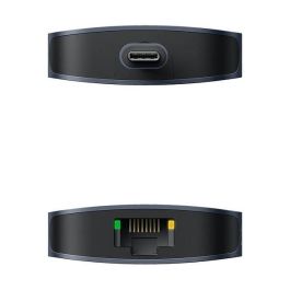 HYPER HD4004GL Hub de Interfaz USB 3.2 Gen 1 (3.1 Gen 1) Type-C 10000 Mbit/s Azul, Gris