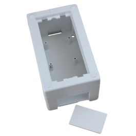 MicroConnect 1008007 Caja de superficie de 1 elemento, para módulos de protección, autoextinguible UL 94, Blanco RAL 9003 Precio: 9.5000004. SKU: B1E7F2HEZ6