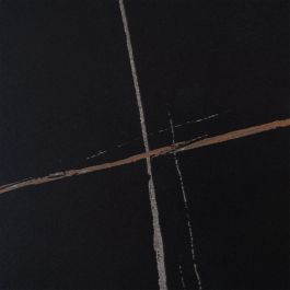 Mesa Comedor Negro Piedra Sinterizada 100 X 100 X 75 cm