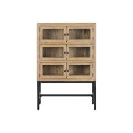 Vitrina Home ESPRIT Metal Madera de mango 80 X 30 X 120 CM