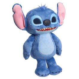 JUST PLAY Peluche Interactivo Disney Stitch 30cm con Ojos LED y Funciones de Sonido
