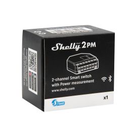 Shelly Relais 2PM Gen3 WLAN max. 16A 2 Canales Medición Empotrar