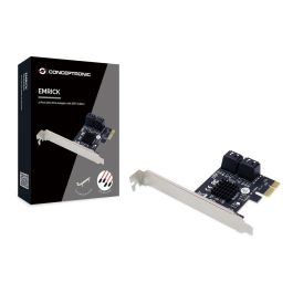 Conceptronic Emrick03 Tarjeta Controladora PCI Express a 4 Puertos SATA III 6 Gbps