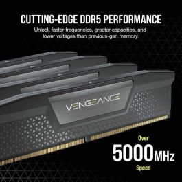 Corsair CMK64GX5M2B5600C40 Memoria RAM Vengeance DDR5 64GB (2x32GB) DIMM 5200MT/s Intel XMP 1.25V Negro